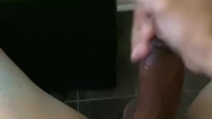 Petite boy jerks off solo