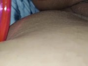 Playing with my puffy pussy