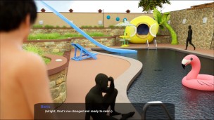36 - Milfy City - Visiting a pool with my sexy teen friend Sara (dubbing)