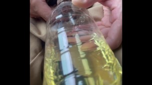 PET bottle pee