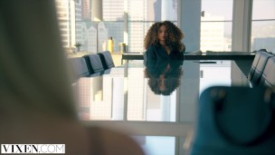 VIXEN Stunning petite Cecilia Lion seduces her playboy boss