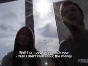 HUNT4K Cuck needs cash so he permits cute girlfriend to have sex with hunter 4/16