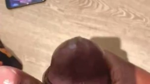 Talking while busting a huge nut after the gym (volume up) 