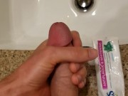 Cum in sink