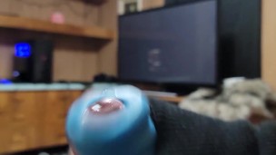 Cumming inside fleshlight again uwu