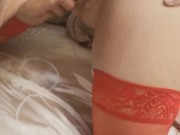 Licked and fucked a redhead beauty with a big ass 8/16