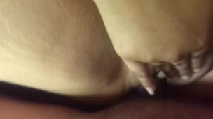 Neighbor moaning with Closeup pussy fuck