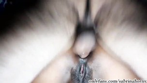 She gives me the ass for losing a bet, Strong anal to a brunette girl with cum inside