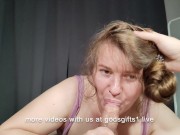 POV Busty Cowgirl Fucks And Gets Cum In Mouth 13/16