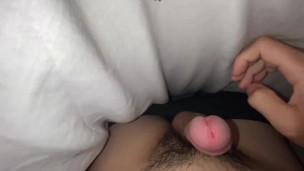 Asian boy jerks off in secret DO NOT CUM WHEN WATCHING