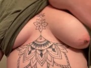 Dirty talking playing with boobs  3/16