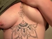 Dirty talking playing with boobs  6/16