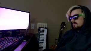 Quietly listening to anime music alone at 3AM