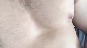 Showing Off Chest Muscles