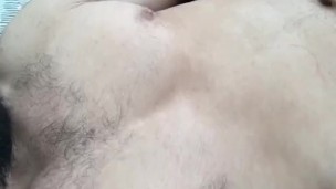 Chest & Abs View Of Hard Muscles