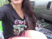 Pissing on My own feet from the Truck 1/16