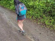 Soaking Wet Cutie Piss shoes and Puddle Walking 7/16