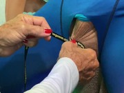 Ropes to over harden a Cock and separate the balls 1/16