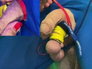 Ropes to over harden a Cock and separate the balls 3/16