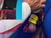 Ropes to over harden a Cock and separate the balls 8/16