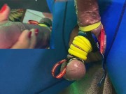 Ropes to over harden a Cock and separate the balls 9/16