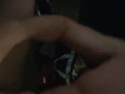 Stroking my cock for you