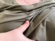 Quiet tease so no one finds me touching myself  and walks in  3/16