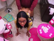 Innocent Ebony Daughterinlaw Sheisnovember Takes Point Of View Doggystyle Sex From FatherInlaw BBC Msnovember + JDG Pornart 1/16