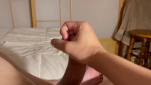 TEEN WEIRD CUMSHOT EVER WHILE HOLDING PEE FOR A LONG TIME 💧💦