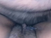 Tight Creamy Pussy Ebony Takes Deep BBC Strokes , He Came 3 Times  11/16