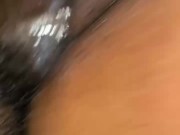 Tight Creamy Pussy Ebony Takes Deep BBC Strokes , He Came 3 Times  2/16