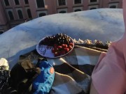 Секс с красоткой на крыше 2/16