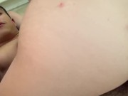Bubble butt MILF rides till creampie 
