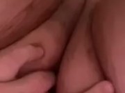 Dirty talking playing with Fat wet pussy in shower  5/16