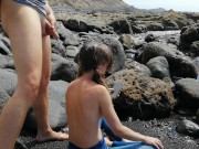 I piss in her hair and she suck me on beach 3/16