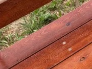 Sex, blowjob and cum on face in the park 12/16