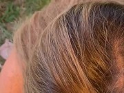 Sex, blowjob and cum on face in the park 13/16