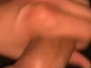Bad cock got hard n masturbated in car