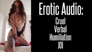 Trailer: Erotic Audio: Cruel Verbal Humiliation JOI