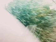 Extreme ball weights Naked in bushes at roadside
