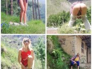 BEST pissing compilation on Split screen - Angel Fowler 