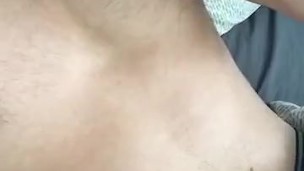 Rubbing My Chest Muscle HD