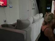 Canada Day Fireworks As He Fucks Me In The Living Room While Everyone’s Asleep 2/16