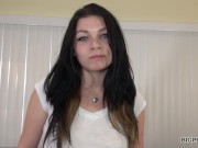 Cock Hungry Brunette Harly Ace Wants To Suck That Dick Until She Gets Cum! 3/16