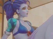 Overwatch - Widowmaker Threesome Anal Creampie Squirt 3d Hentai - by RashNemain 1/16
