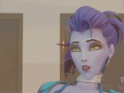 Overwatch - Widowmaker Threesome Anal Creampie Squirt 3d Hentai - by RashNemain 8/16