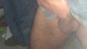 huge cumshot big dick all over the mirror