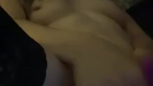 Ella getting a good toy and finger fucking 