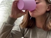 Drinking my piss! 13/16