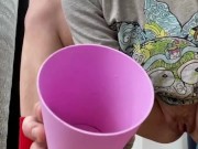 Drinking my piss! 8/16